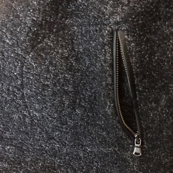 Club Monaco Wool Blend Asymmetrical Boucle Open Jacket - Picture 11 of 12